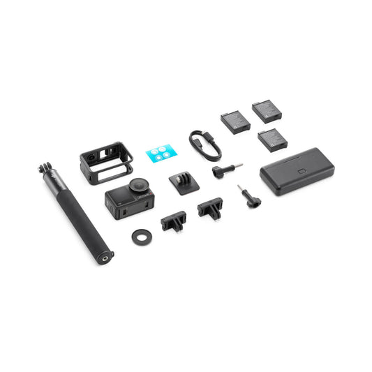 DJI Osmo Action 4 Adventure Combo – 4K Waterproof Action Camera with 3 Batteries