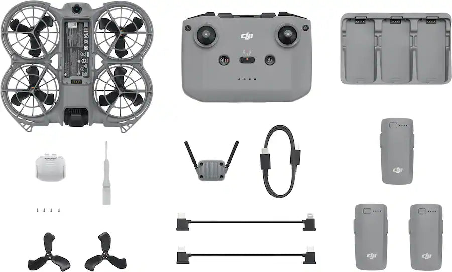 DJI Neo Fly More Combo – Ultra-Light 4K Camera Drone with RC-N3 Controller & 3 Batteries