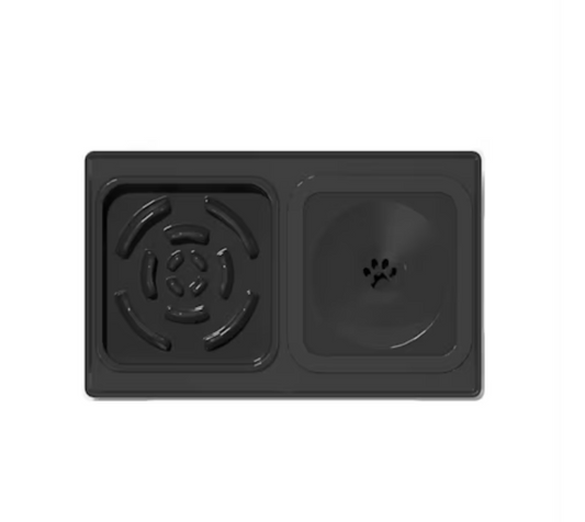 ELS Pet 2-in-1 Elevated Feeding Station for Dogs – Slow Bowl + Floating Bowl