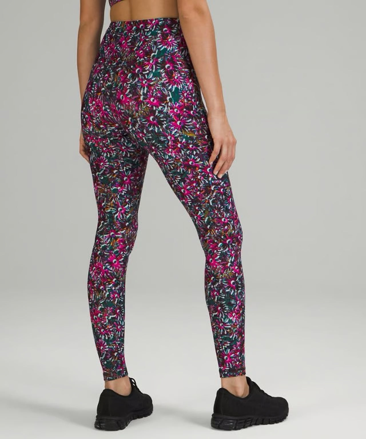 Lululemon Base Pace High-Rise Tights in Floral Electric Multi, size 0.