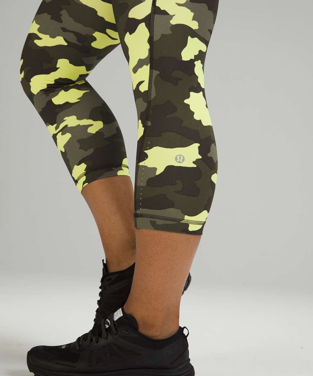 Lululemon Swift Speed High-Rise Crop 21” Heritage 365 Camo Crispin Green Sz 14