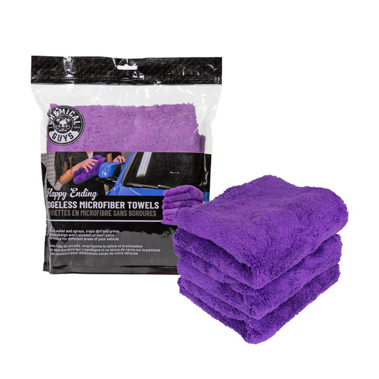 HAPPY ENDING EDGELESS MICROFIBER TOWEL 3-PACK