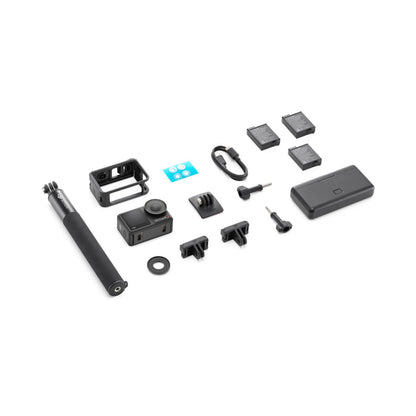 DJI Osmo Action 4 Adventure Combo – 4K Waterproof Action Camera with 3 Batteries