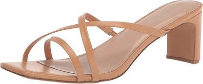 The Drop Women’s Amelie Strappy Square Toe Heeled Sandals