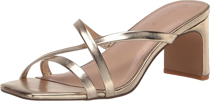 The Drop Women’s Amelie Strappy Square Toe Heeled Sandals