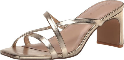 The Drop Women’s Amelie Strappy Square Toe Heeled Sandals
