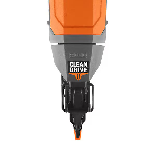 RIDGID Pneumatic 18-Gauge 2-1/8 in. Brad Nailer with CLEAN DRIVE Technology & Tool Bag