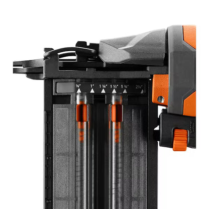 RIDGID Pneumatic 18-Gauge 2-1/8 in. Brad Nailer with CLEAN DRIVE Technology & Tool Bag