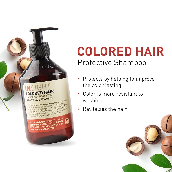 INSIGHT Colored Hair Protective Shampoo 13.5 oz – Color Protection Shampoo Made in Italy