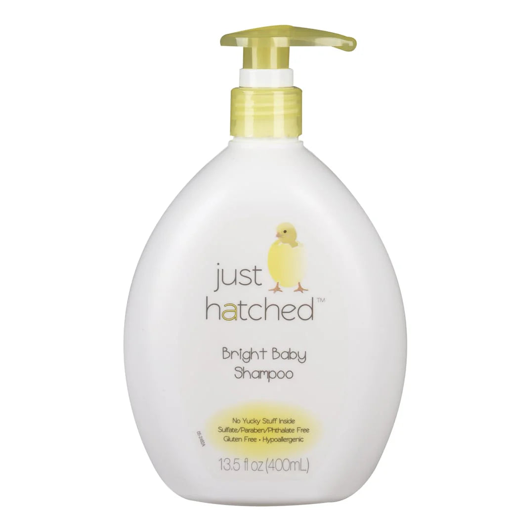 Just Hatched Bright Baby Shampoo 13.5 oz – Gentle Baby Shampoo with Aloe Vera & Pomegranate