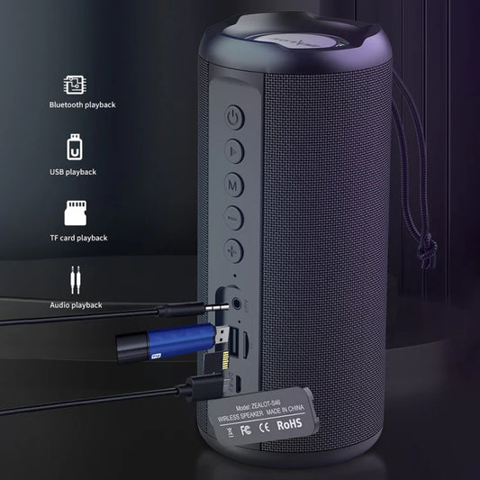 Zealot S46 TWS Portable Wireless Bluetooth Speaker