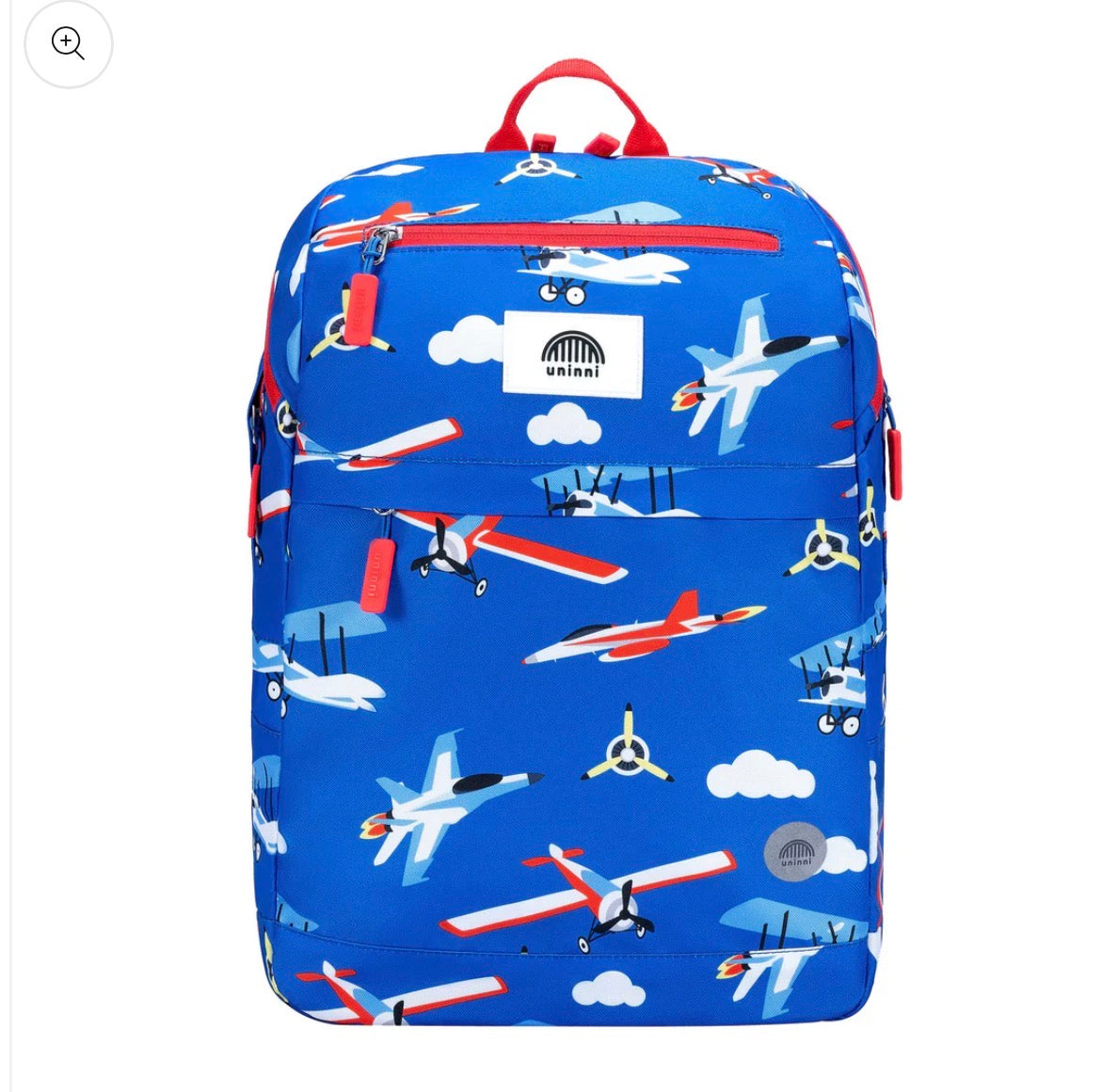 Uninni Kids Bailey Backpack Airplane 15” Laptop Padded School Bag