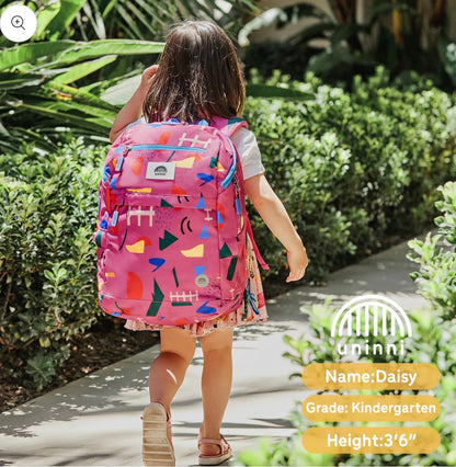 Uninni Kids Bailey Backpack Spring Rain 15” Laptop Padded School Bag