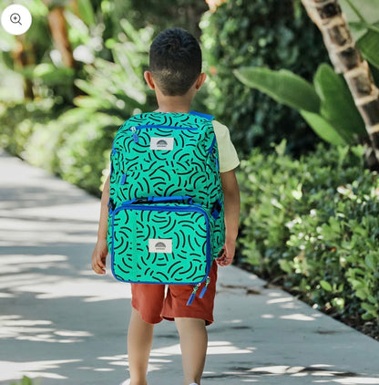 Uninni Backpack Set – Brush Strokes | Backpack, Lunch Bag & Pencil Case 3-Piece Set
