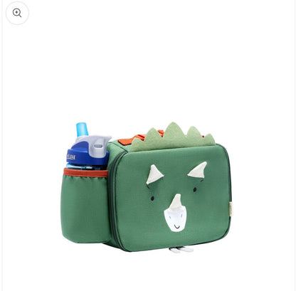 Uninni Toddler Lunch Bag - Dinosaur | Insulated Kids Lunch Tote for School & Daycare
