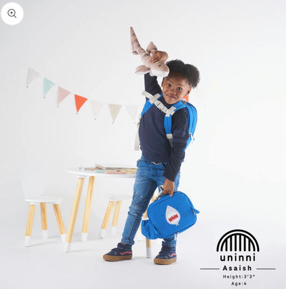 Uninni Toddler Lunch Bag - Shark | Insulated Kids Lunch Tote for School & Daycare