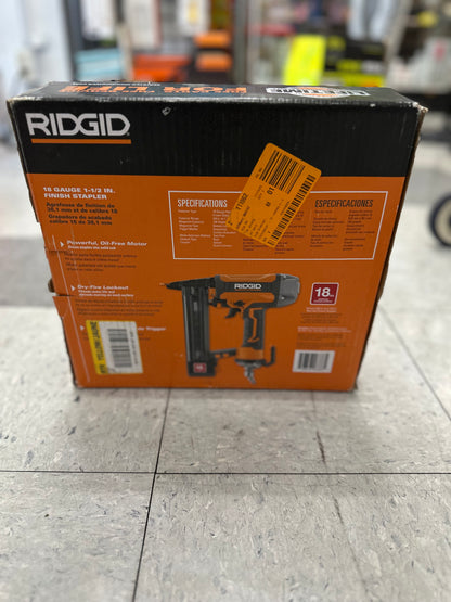 RIDGID Pneumatic 18-Gauge 2-1/8 in. Brad Nailer with CLEAN DRIVE Technology & Tool Bag