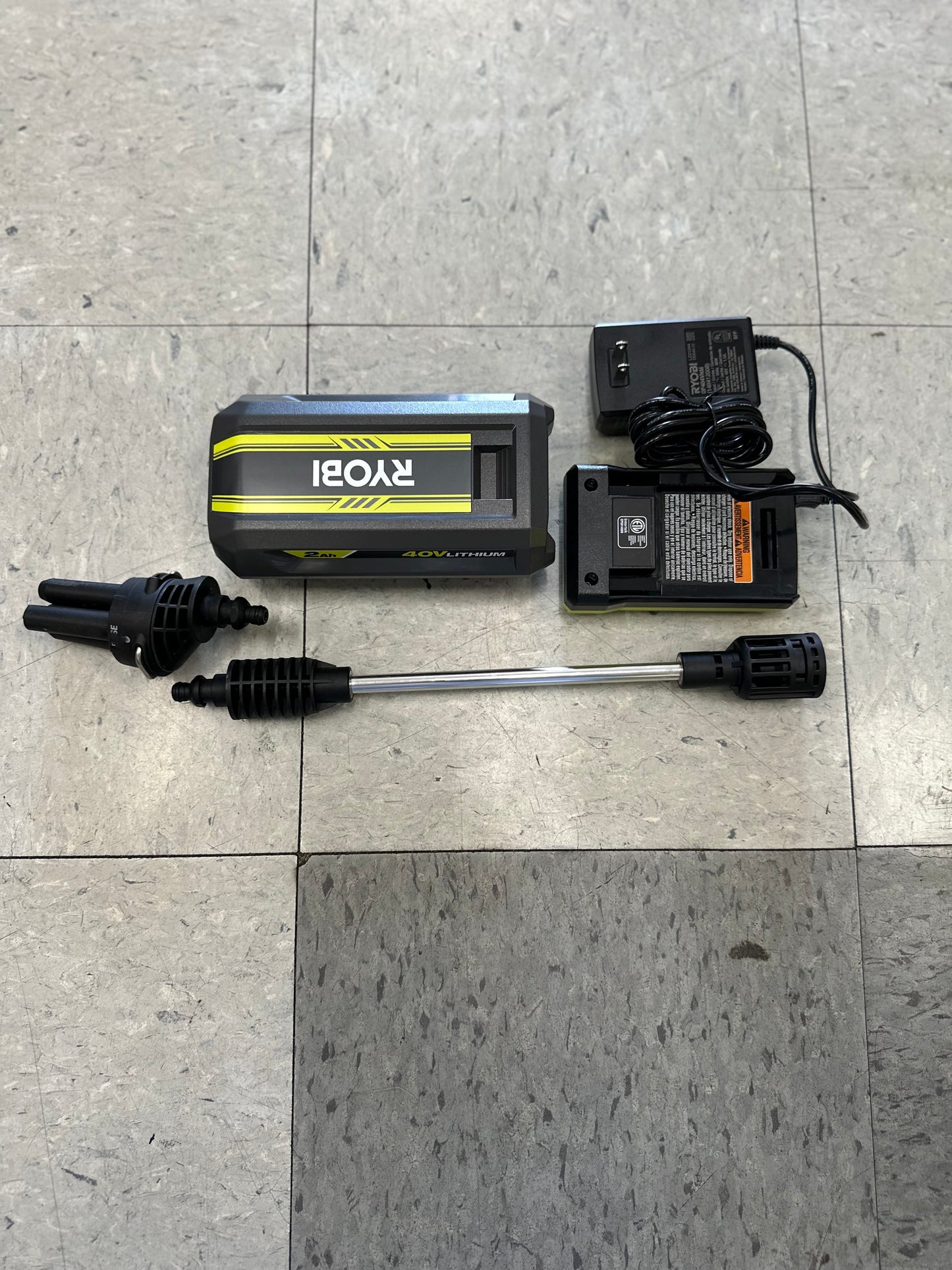RYOBI ONE+ HP 18V Brushless EZClean 600 PSI Cordless Power Cleaner Kit w/ 4.0Ah Battery & Charger – New Open Box