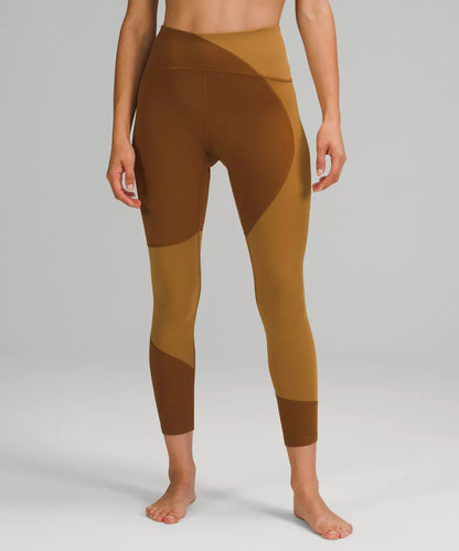Lululemon Nulu Colour Block High-Rise Tight 25" Size 14