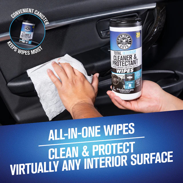 Chemical Guys Total Interior Cleaner & Protectant Canister Wipes