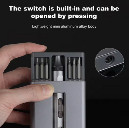 51-in-1 Precision Electric Screwdriver Set – Cordless Magnetic Repair Tool Kit with Phillips, Torx & Precision Bits