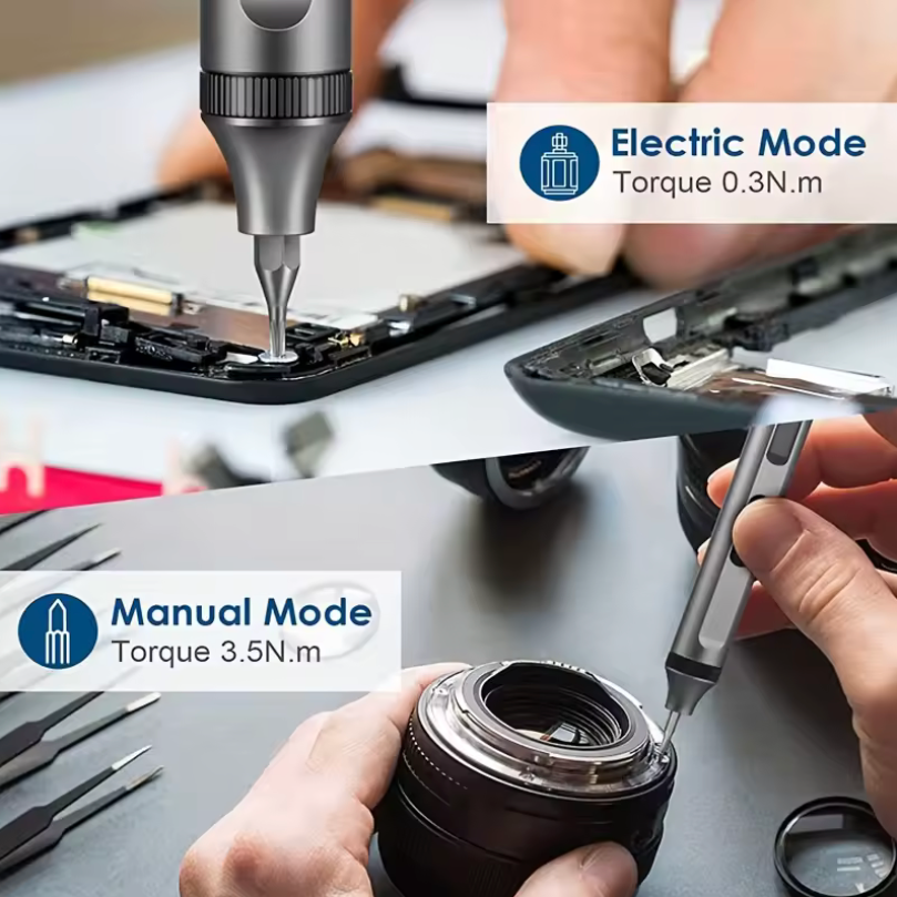 51-in-1 Precision Electric Screwdriver Set – Cordless Magnetic Repair Tool Kit with Phillips, Torx & Precision Bits