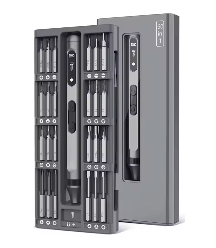 51-in-1 Precision Electric Screwdriver Set – Cordless Magnetic Repair Tool Kit with Phillips, Torx & Precision Bits
