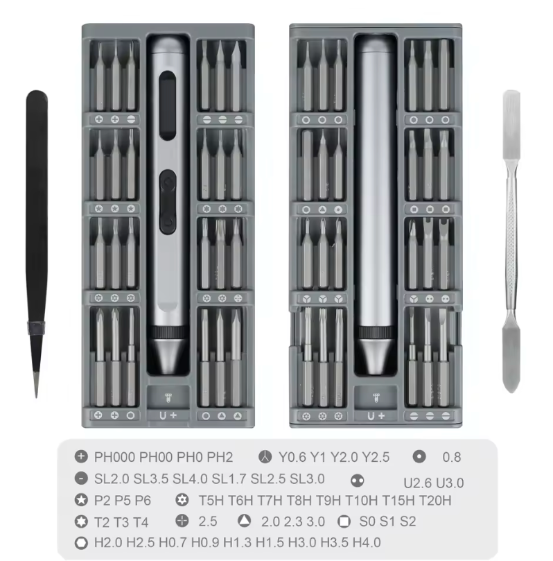 51-in-1 Precision Electric Screwdriver Set – Cordless Magnetic Repair Tool Kit with Phillips, Torx & Precision Bits