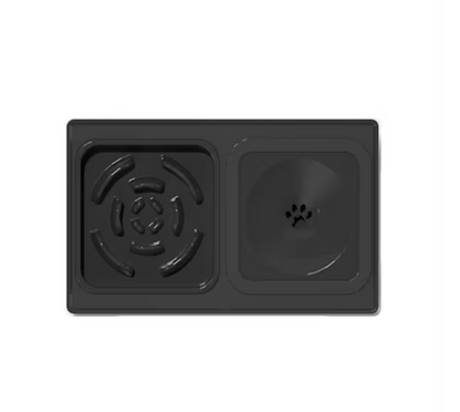 ELS Pet 2-in-1 Elevated Feeding Station for Dogs – Slow Bowl + Floating Bowl
