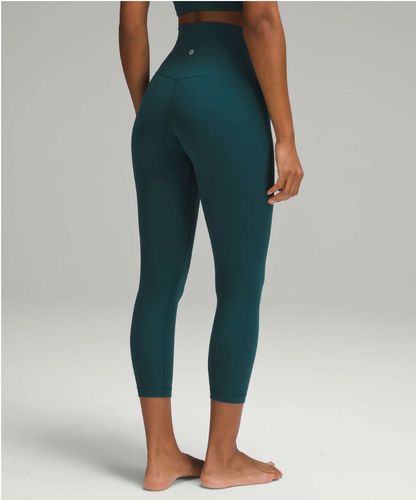 Lululemon Align High-Rise Crop 23" Storm Teal Size 14