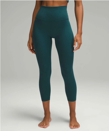 Lululemon Align High-Rise Crop 23" Storm Teal Size 14