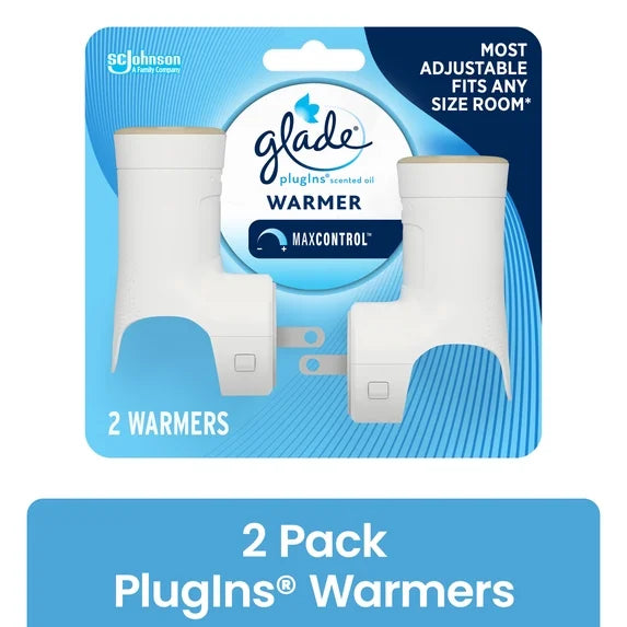 (2 pack) Glade PlugIns Air Freshener Warmer - Essential Oil Infused Refill Holder