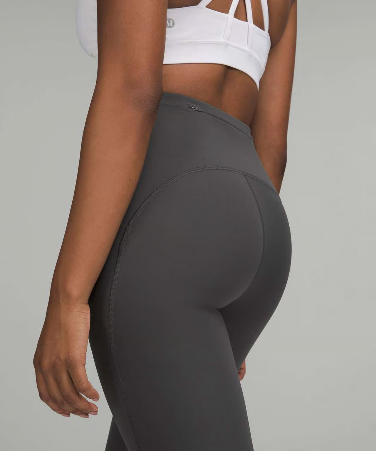 Lululemon Swift Speed High-Rise Crop 21” leggings in gray, size 20