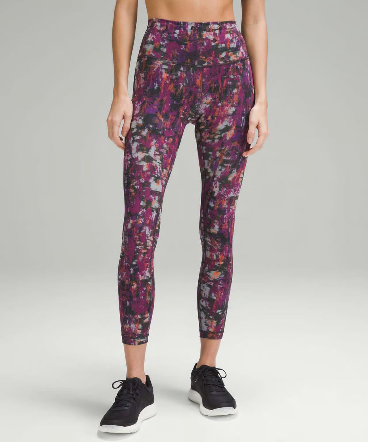 Lululemon Wunder Train High-Rise Tight 25” Cinder Flash Multi Size 0