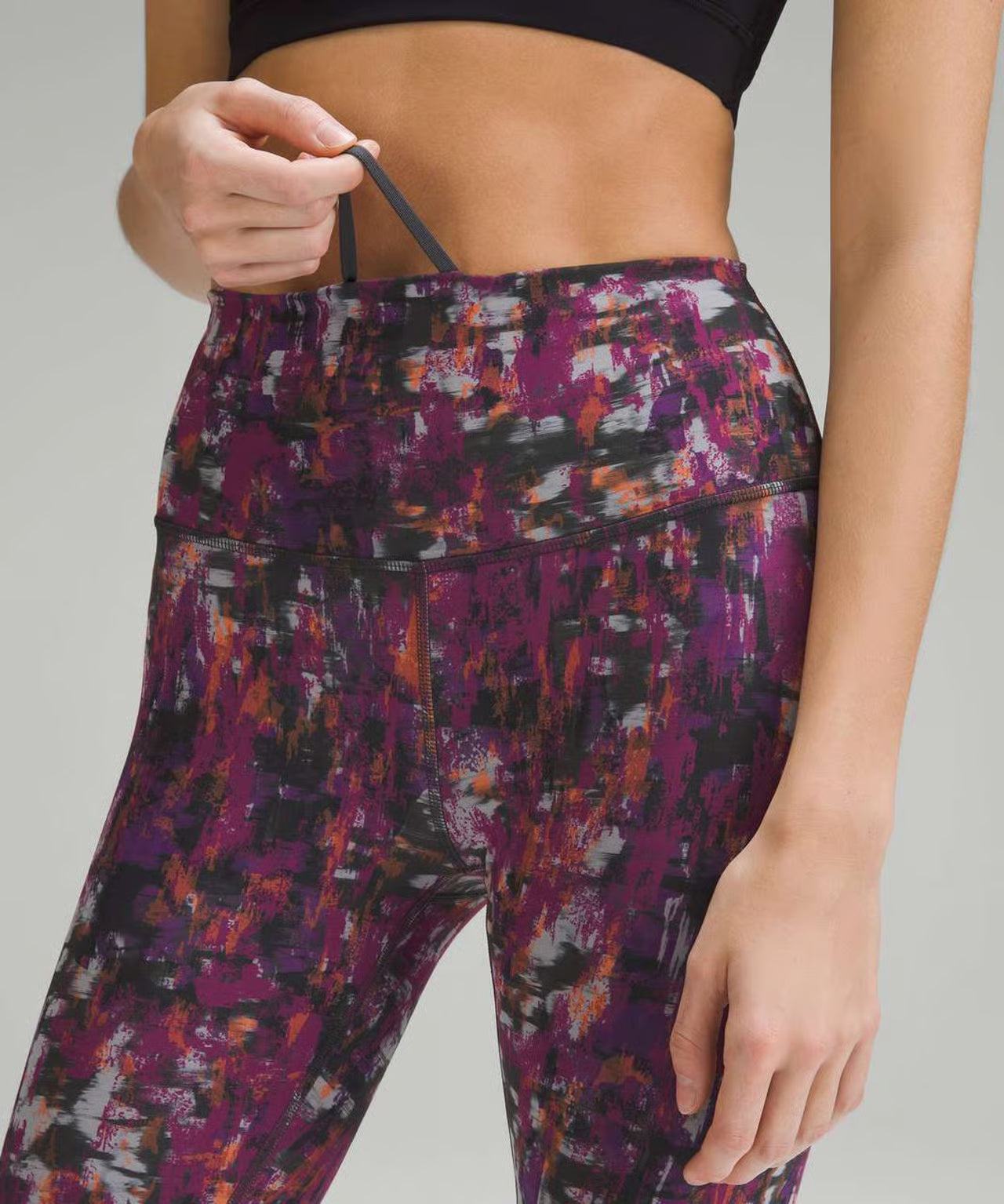 Lululemon Wunder Train High-Rise Tight 25” Cinder Flash Multi Size 0