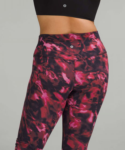Lululemon Align High-Rise Pant 28” Intensity Pink Blossom Multi Size 0