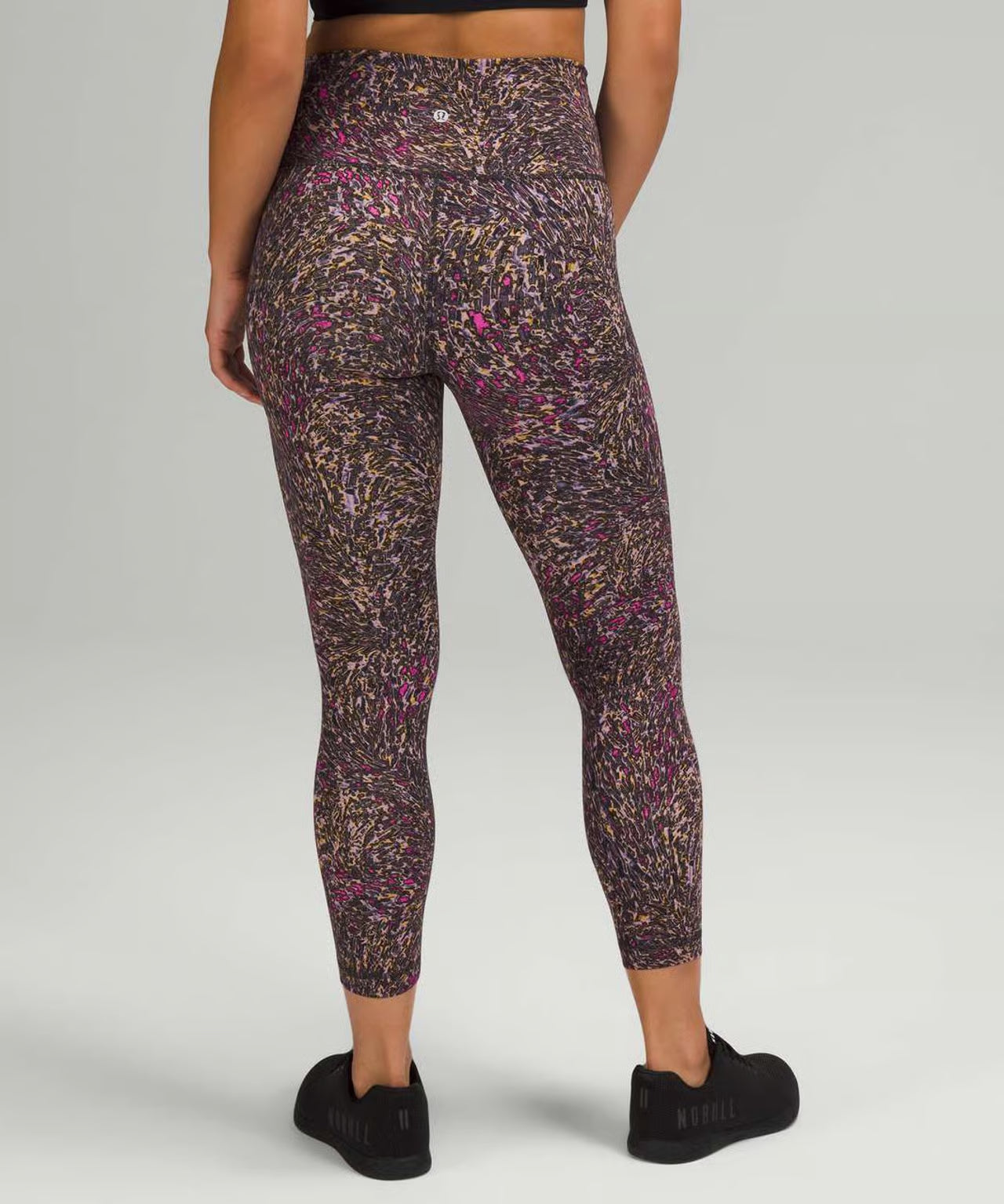 Lululemon Wunder Train High-Rise Crop Topography Multi Size 0 Leggings
