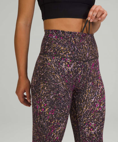 Lululemon Wunder Train High-Rise Crop Topography Multi Size 0 Leggings