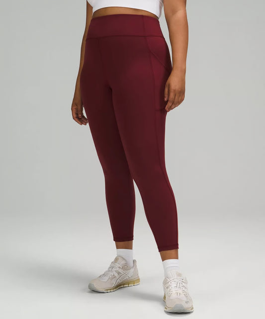 Lululemon Invigorate High-Rise Tight 25” Deep Plum Size 20 NWT/No Tag Overstock