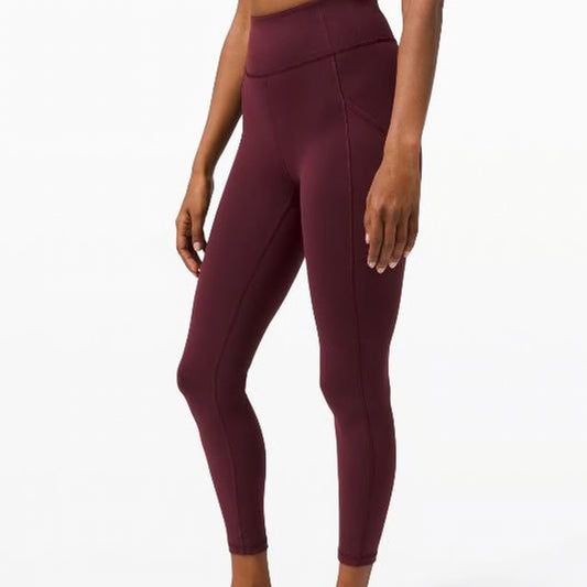 Lululemon Invigorate High-Rise Tight 25” Deep Plum Size 20 NWT/No Tag Overstock