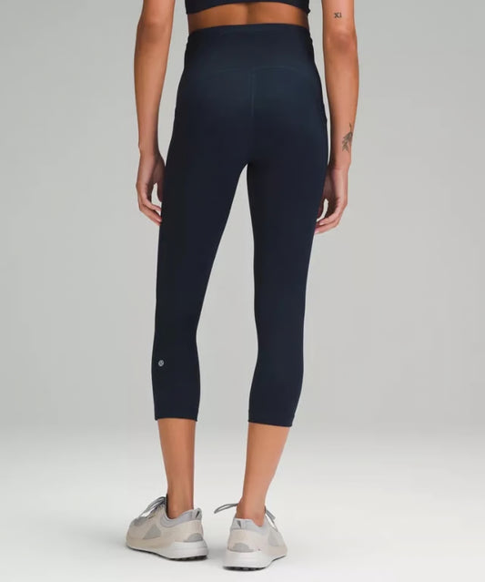 Lululemon Swift Speed High-Rise Crop 21” True Navy Size 20 Leggings