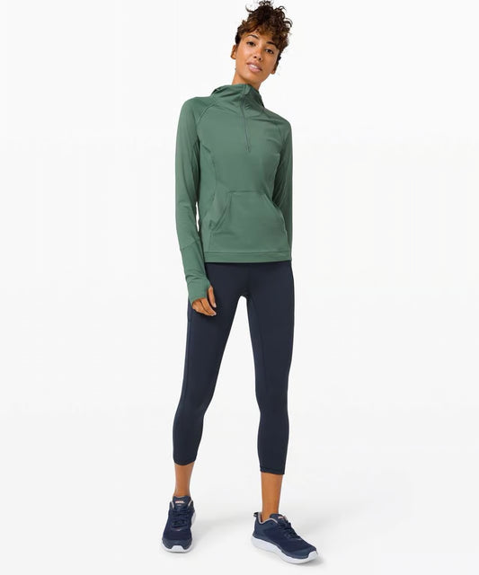 Lululemon Invigorate HR Crop 23” True Navy Women’s Leggings Size 20