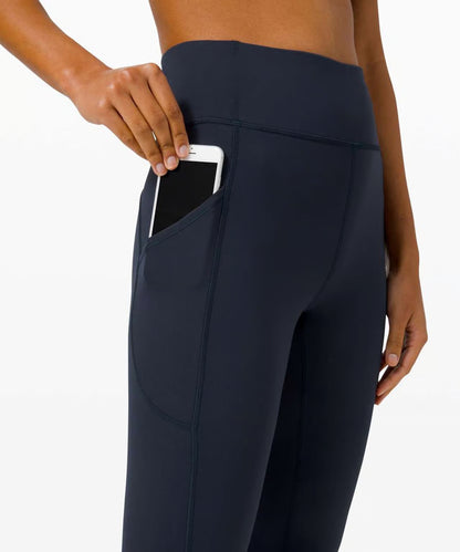 Lululemon Invigorate HR Crop 23” True Navy Women’s Leggings Size 20