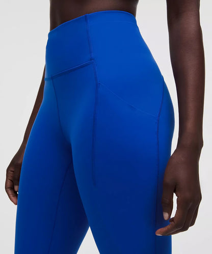 Lululemon Swift Speed High-Rise Tight 25” in Beach Ball Blue, size 16