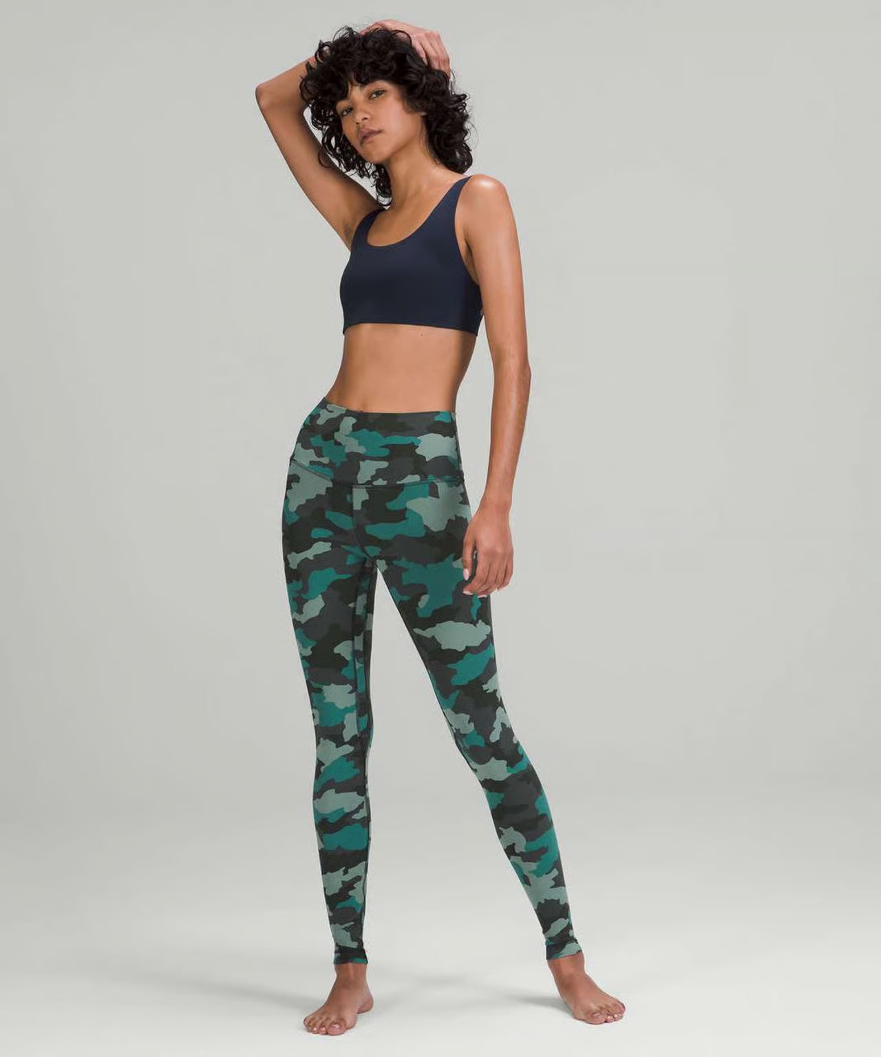 Lululemon Align High-Rise Pant 28” Size 14 Heritage 365 Camo Tidewater Teal Mult