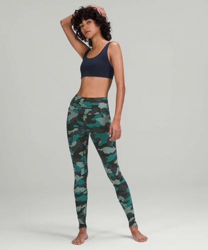Lululemon Align High-Rise Pant 28” Size 14 Heritage 365 Camo Tidewater Teal Mult