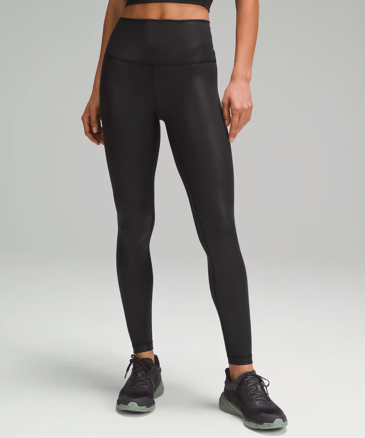 Lululemon Wunder Train High-Rise Tight Radiate Foil Print Black Size 0