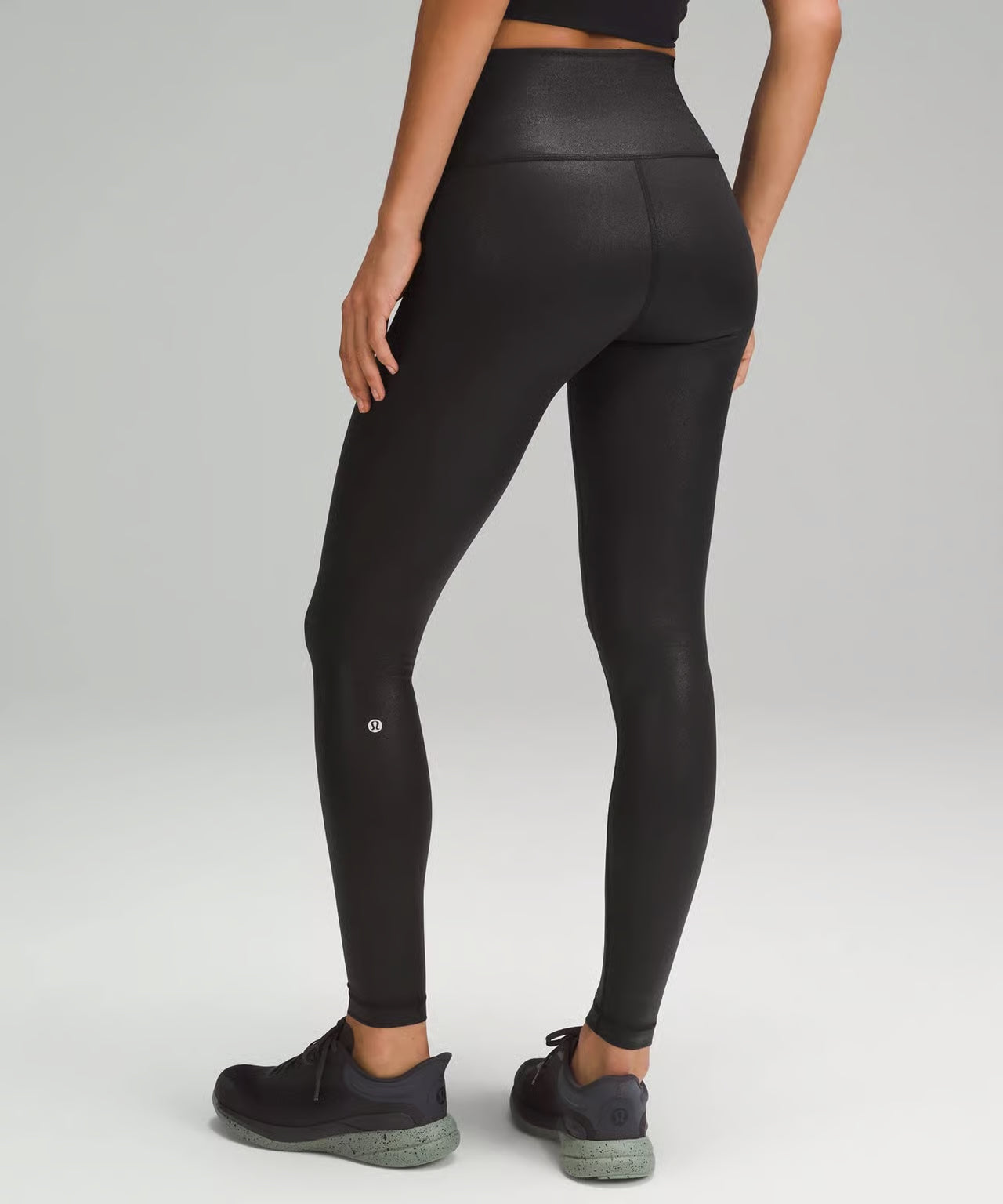 Lululemon Wunder Train High-Rise Tight Radiate Foil Print Black Size 0