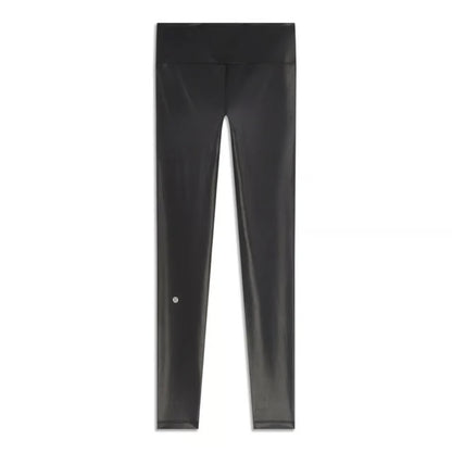 Lululemon Wunder Train High-Rise Tight Radiate Foil Print Black Size 0