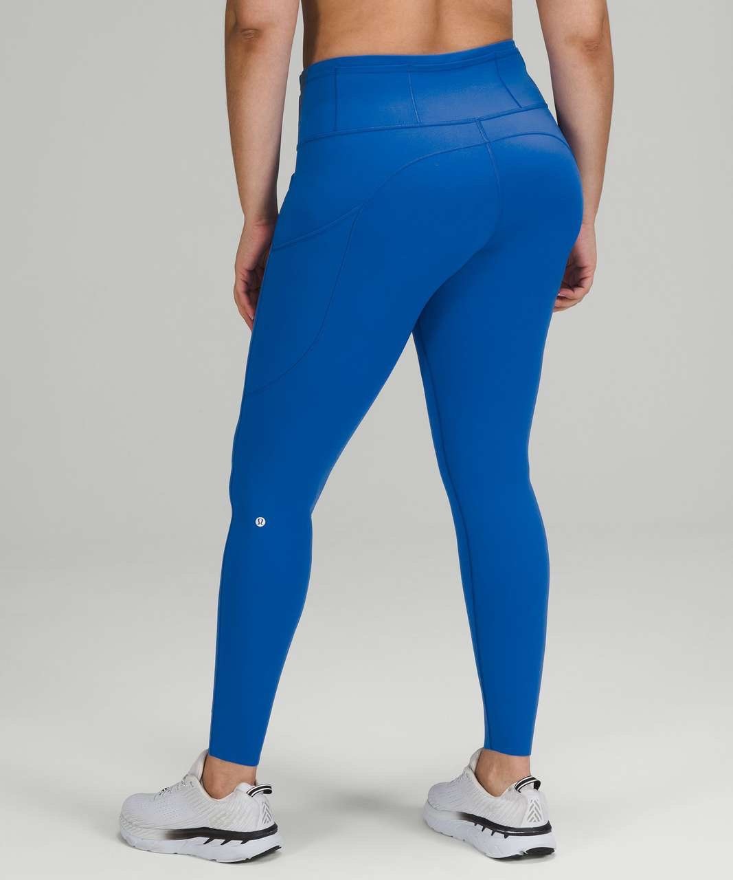 Lululemon Fast and Free High-Rise Tight 24” Blazer Blue Tone Size 14